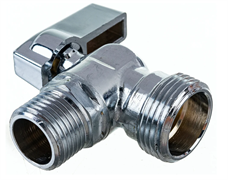 Кран шаровой угловой для подкл. с/т приборов 1/2"х3/4" (168) ПОД ЗАКАЗ VF.392.N.05