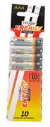 Элемент питания Трофи LR03-10BL ENERGY POWER Alkaline (100/800/40000) Б0018948