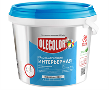 Краска акриловая 14 кг интерьерная  Olecolor 4300000040