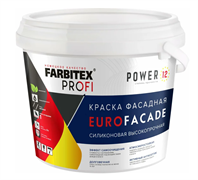 Краска ВД фасадная база "А"  12 кг/8 л силикон. самоочищ. высокопроч.EuroFacade FARBITEX PROFI  4300008746