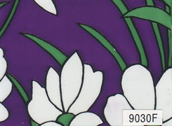 9030F D&B 45 см/8 м белые цветы на фиолетовом