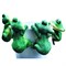 GRHP4-13 GREEN APPLE Декоративная подвеска Лягушенок 6.9*6.2*9.7 (4/144/1152) - фото 26925