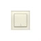 Кнопка звонка с символом  UNIVersal  серия  Бриллиант , с/у, 10А, 220В,  слоновая кость  (ivory), (е - фото 33669