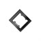 Рамка одноместная  UNIVersal  серия  Бриллиант  черная (еврослот) - фото 33674