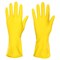 Перчатки резиновые  VETTA PREMIUM желтые L - фото 36071