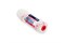 Мини-ролик полиэстер 150 мм АКОР d 15 мм, бюгель 6 мм, ворс 15 мм, белый с красной полосой(48шт/уп) - фото 36842