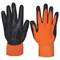 Перчатки оранжево-черные (салатово-черные) #400 - фото 37941