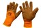 Перчатки t-20 С оранжево-коричневые с пальчиком - фото 43285