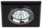 Светильник DK 8 CH/BK ЭРА декор стекло MR16, 12V/220V.50W, квадрат хром/черный - фото 44522