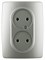 12-2107-15 ЭРА Розетка 2X2P,16A-250В, IP20, Эра12, перламутр  Б0031247
