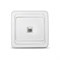 Розетка телефонная одноместная "UNIVersal" серия "Валери",с/у, 1А, RJ12, белая (еврослот) (Е1505) В0034