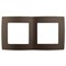 12-5002-13 ЭРА Рамка на 2 поста, Эра12, бронза Б0019371