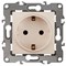12-2101-02 ЭРА Розетка 2P+E Schuko,16АХ-250В, Эра12, слоновая кость (одноместная с заземлением) Б0014676