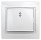 1-103-01 Intro Переключатель, 10АХ-250В, СУ, Plano, белый Под заказ Б0053742