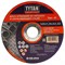 Диск отрезной по металлу  125х1,0х22 мм TYTAN (10 шт/уп) 11586