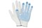 Перчатки х/б С ПВХ, 4 нит.10класс,(белые) (300пар/уп) 00-00009886
