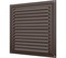 Решетка вентиляционная МЭ сетка 200х200 окраш.сталь Brown ERA 2020МЭ кор