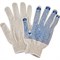 Перчатки х/б БЕЗ ПВХ, 6 нит.10 класс (белые) (300пар/уп) 00-00014637