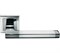 Ручка дверная  МОРЕЛЛИ  МН-35,SN/BN-S"Pants",бел,никель/черн.никель 9010559