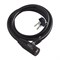 Замок-трос велосипедный НОРА-М №20 - Черный - 8х1000 мм 18985