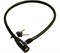Замок-трос велосипедный НОРА-М №20 - Черный - 6х650 мм 13904