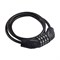Замок-трос велосипедный НОРА-М №21 - Черный - 6х800 мм 18988