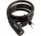 Замок-трос велосипедный НОРА-М №22 - Черный - 6х1000 мм 13907