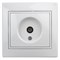 1-301-01 Intro Розетка TV одиночная, IP20, СУ, Plano, белый Под заказ Б0027617