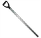 Черенок  металлический d-32 лопатный с ручкой   п/о (подходит ко всем пластмассовым лопатам) 13751*