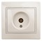 1-301-02  Intro Розетка TV одиночная, IP20, СУ, Plano, сл.кость Под заказ Б0027618