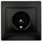 1-301-05  Intro Розетка TV одиночная, IP20, СУ, Plano, антрацит Под заказ Б0044573