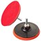 Шлиф круг резиновый для дрели и болгарки D125 с липучкой+переходник "Santool"(10шт) 031810-001-025