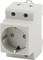 Розетка на DIN-рейку ЭРА PRO MRD10-16-E 16А с заземлением Б0057482