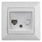 4-303-01 Intro Розетка информационная RJ45, СУ, Solo, белый Б0043382