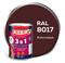 Грунт-эмаль по ржавчине 3в1  0,9кг коричневый RAL 8017 Olecolor 4300007443